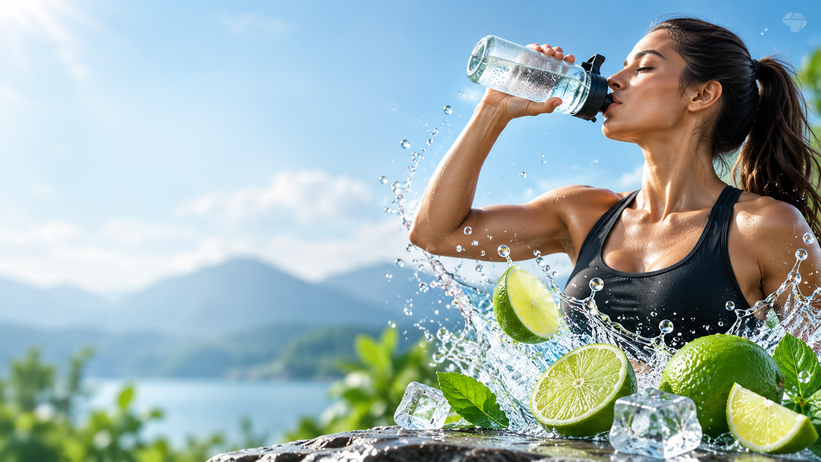 Fresh hydration with lime and water